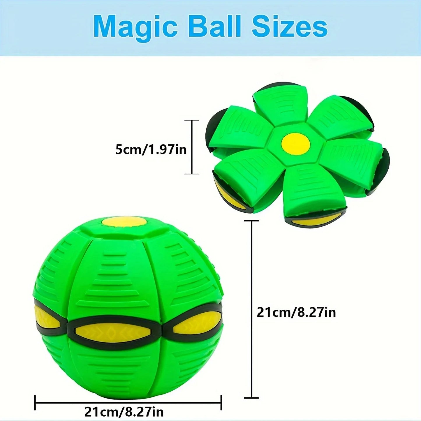 Durable Flying Saucer Ball – Elastic & Fun Dog Toy for Outdoor Play
