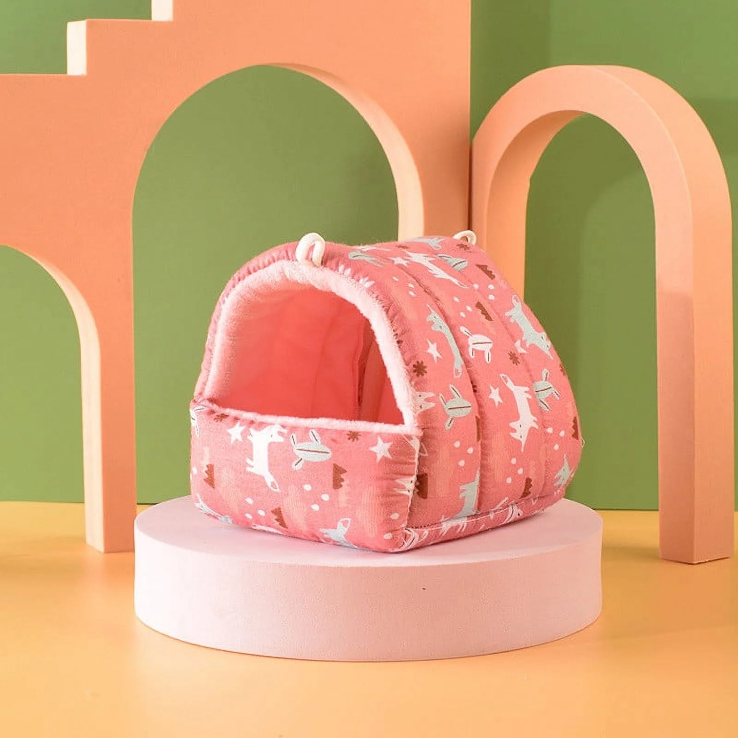 Plush Small Pet Lair – Comfortable Cotton Nest for Hamsters & Guinea Pigs