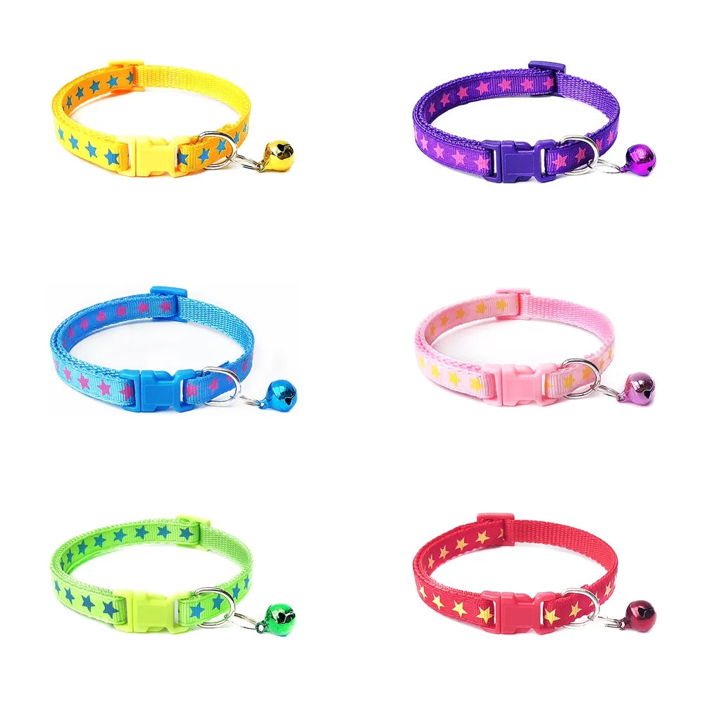 Pentagram Pet Collar – Stylish Reflective Design for Cats & Dogs