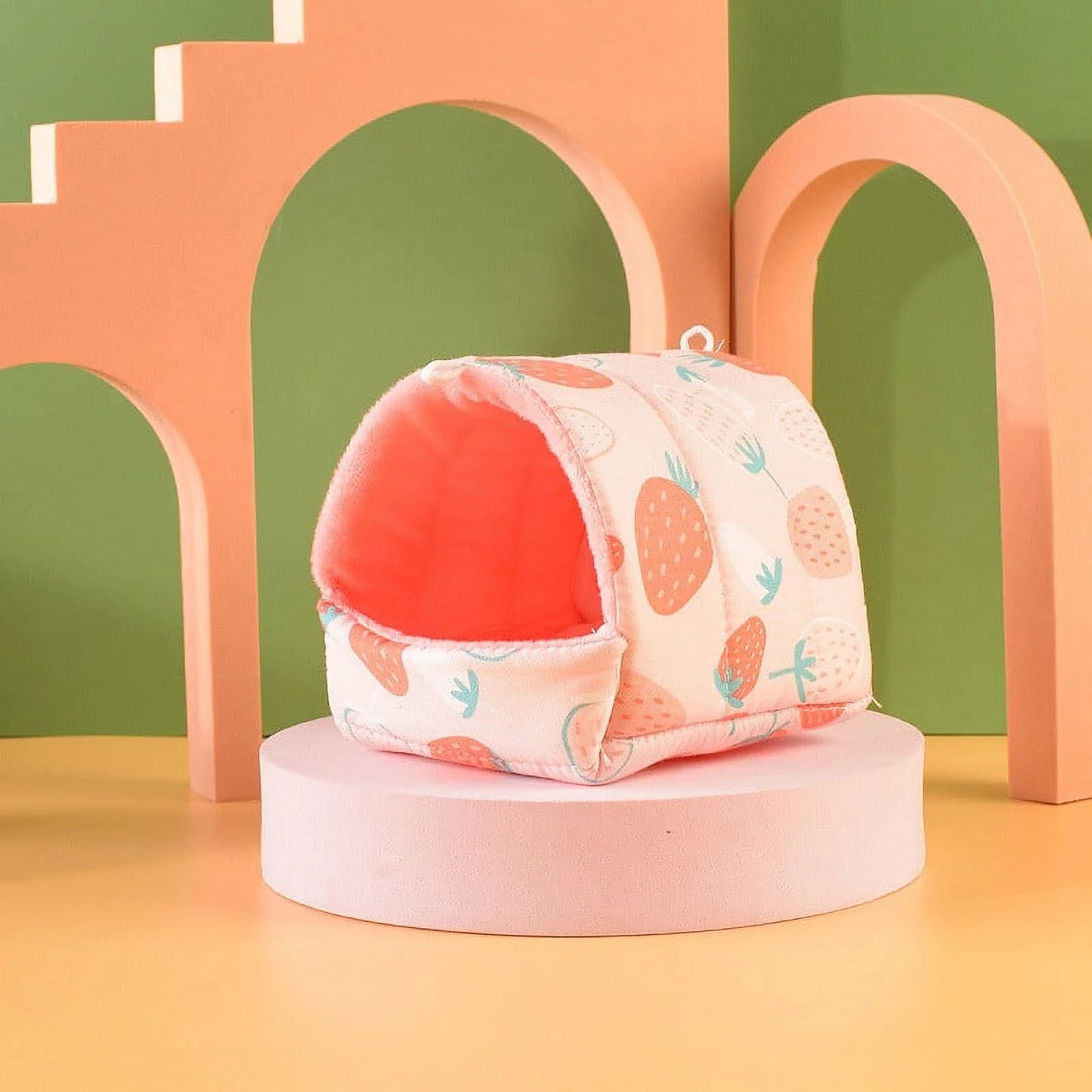 Plush Small Pet Lair – Comfortable Cotton Nest for Hamsters & Guinea Pigs