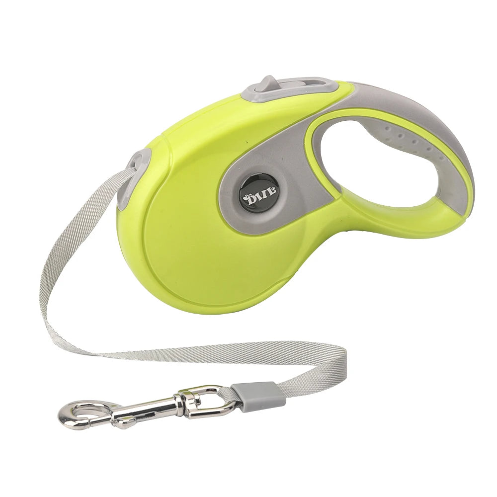 Retractable Dog Leash – 3M/5M Adjustable Lead with Poop Bag Dispenser