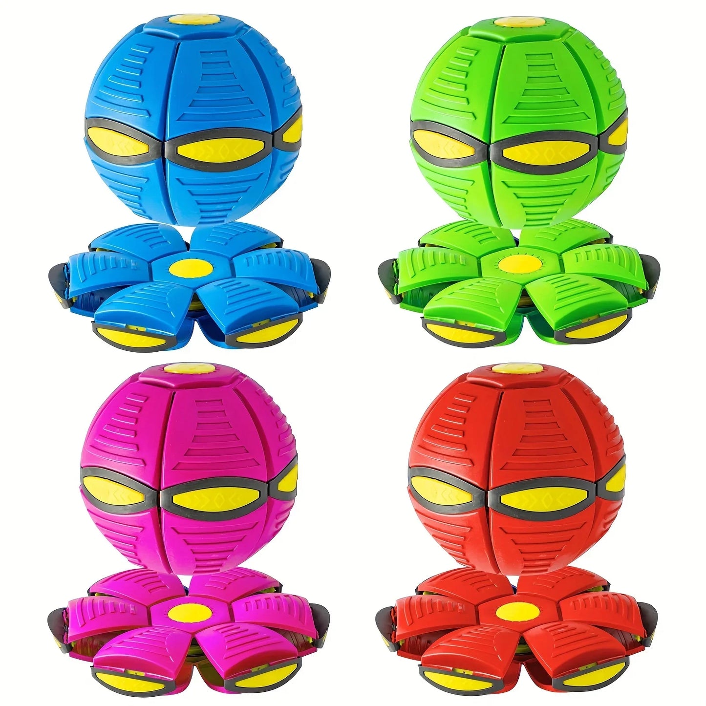 Durable Flying Saucer Ball – Elastic & Fun Dog Toy for Outdoor Play