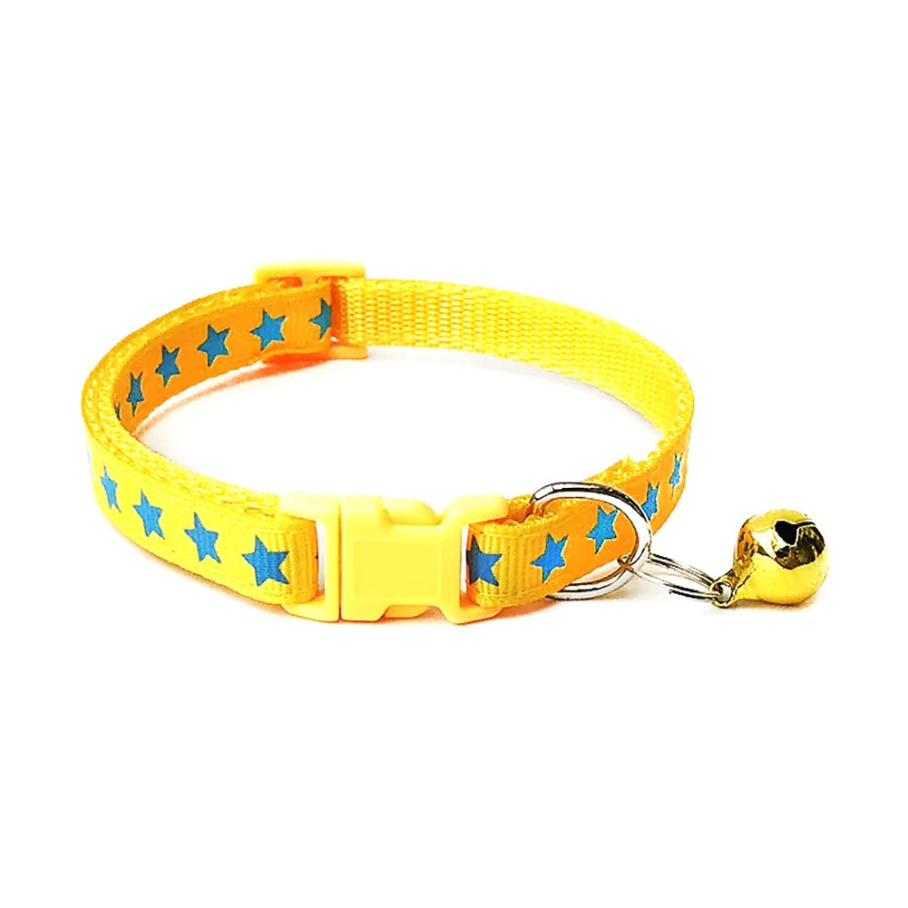 Pentagram Pet Collar – Stylish Reflective Design for Cats & Dogs
