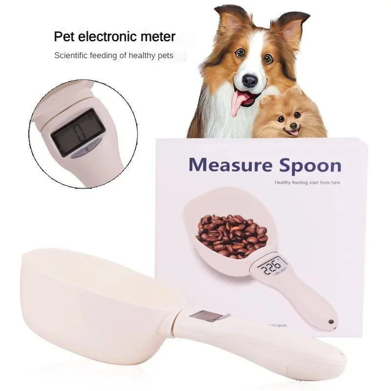 Digital Pet Food Scoop – Electronic Measuring Spoon with LED Display
