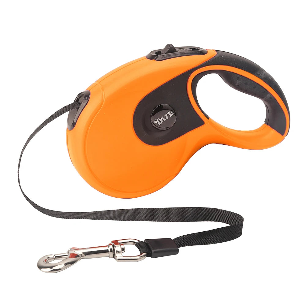 Retractable Dog Leash – 3M/5M Adjustable Lead with Poop Bag Dispenser
