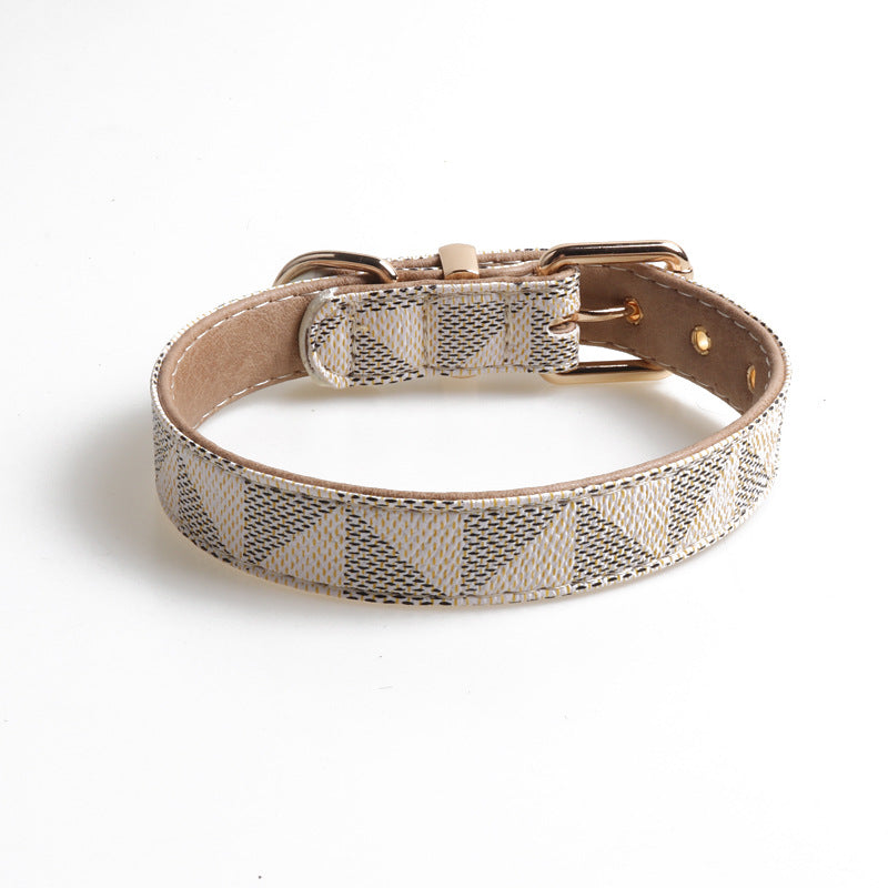 Exquisite Leather Fashion Dog Collar