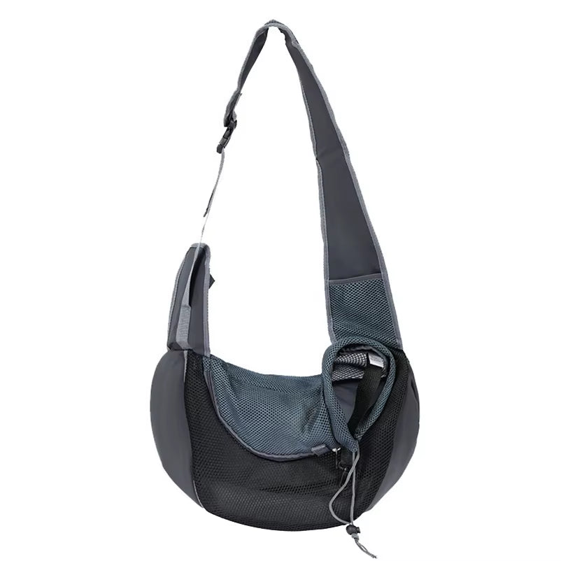 Breathable Cat Travel Bag – Portable Crossbody Shoulder Backpack for Pets