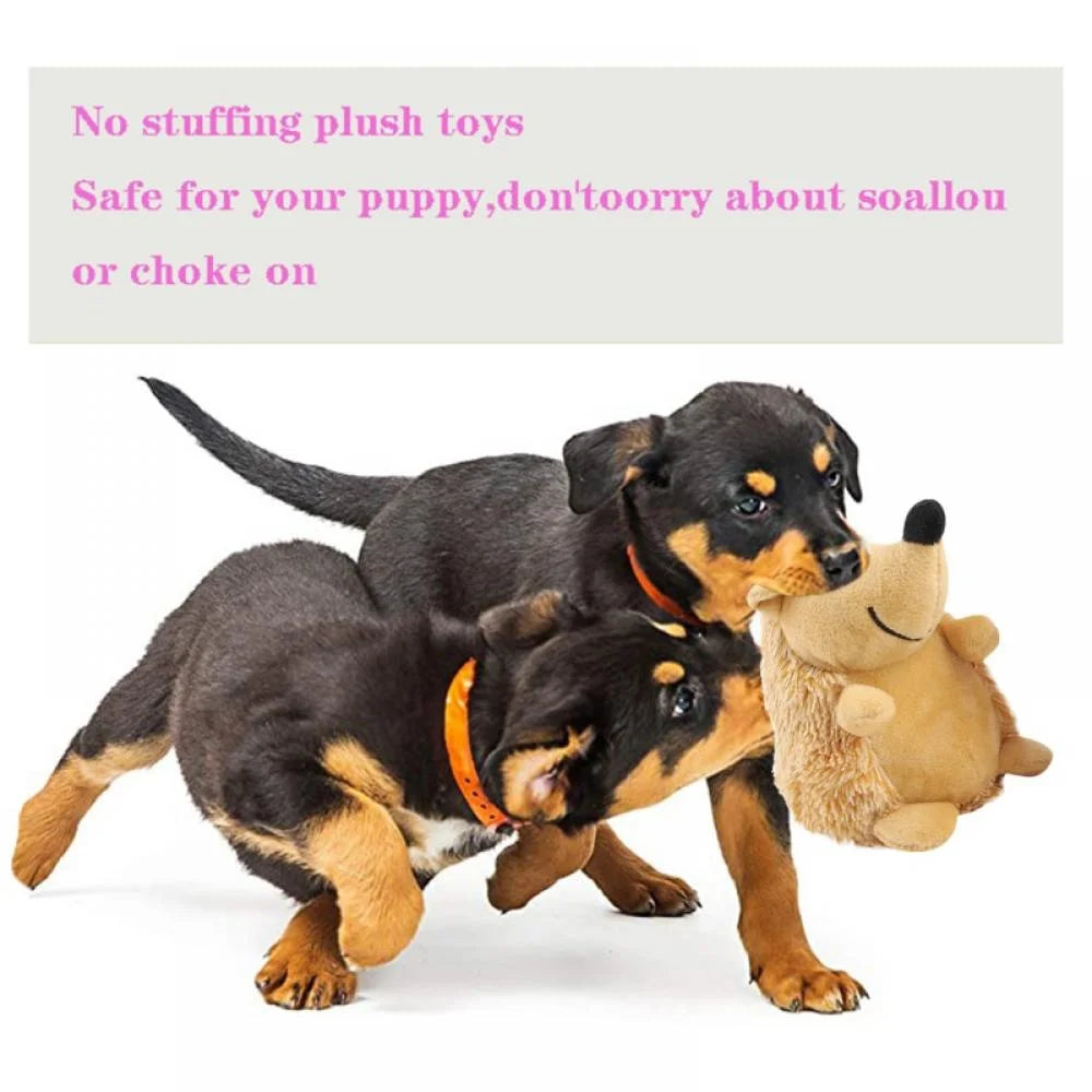 Cute Hedgehog Puppy Toy – Plush, Squeaky & Perfect for Playtime