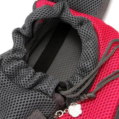 Pet Dog Sling Carrier Breathable Mesh Hands-Free Crossbody Bag for Small Dogs Cat Rabbit Outdoor Travel Purple