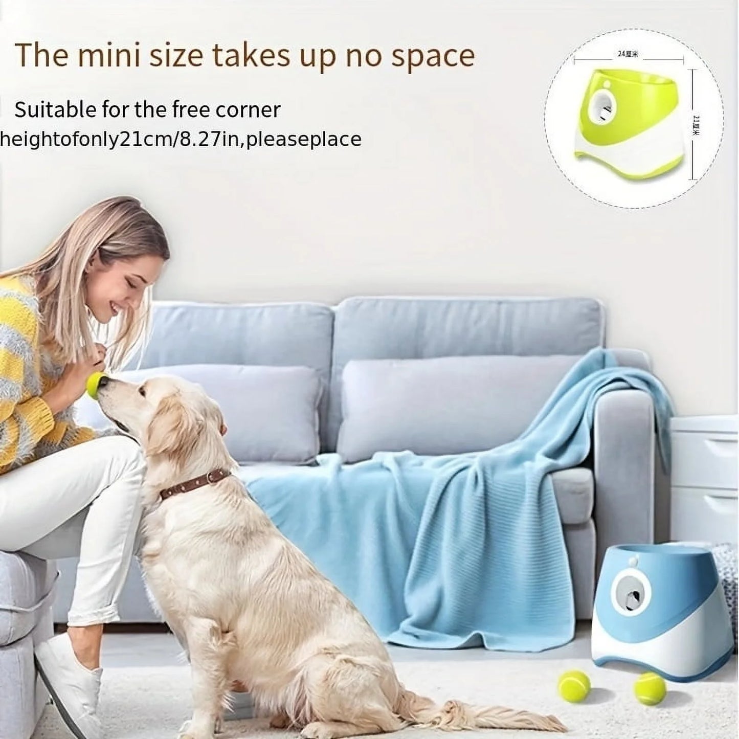 Automatic Tennis Ball Launcher – Interactive Fetch Trainer for Dogs