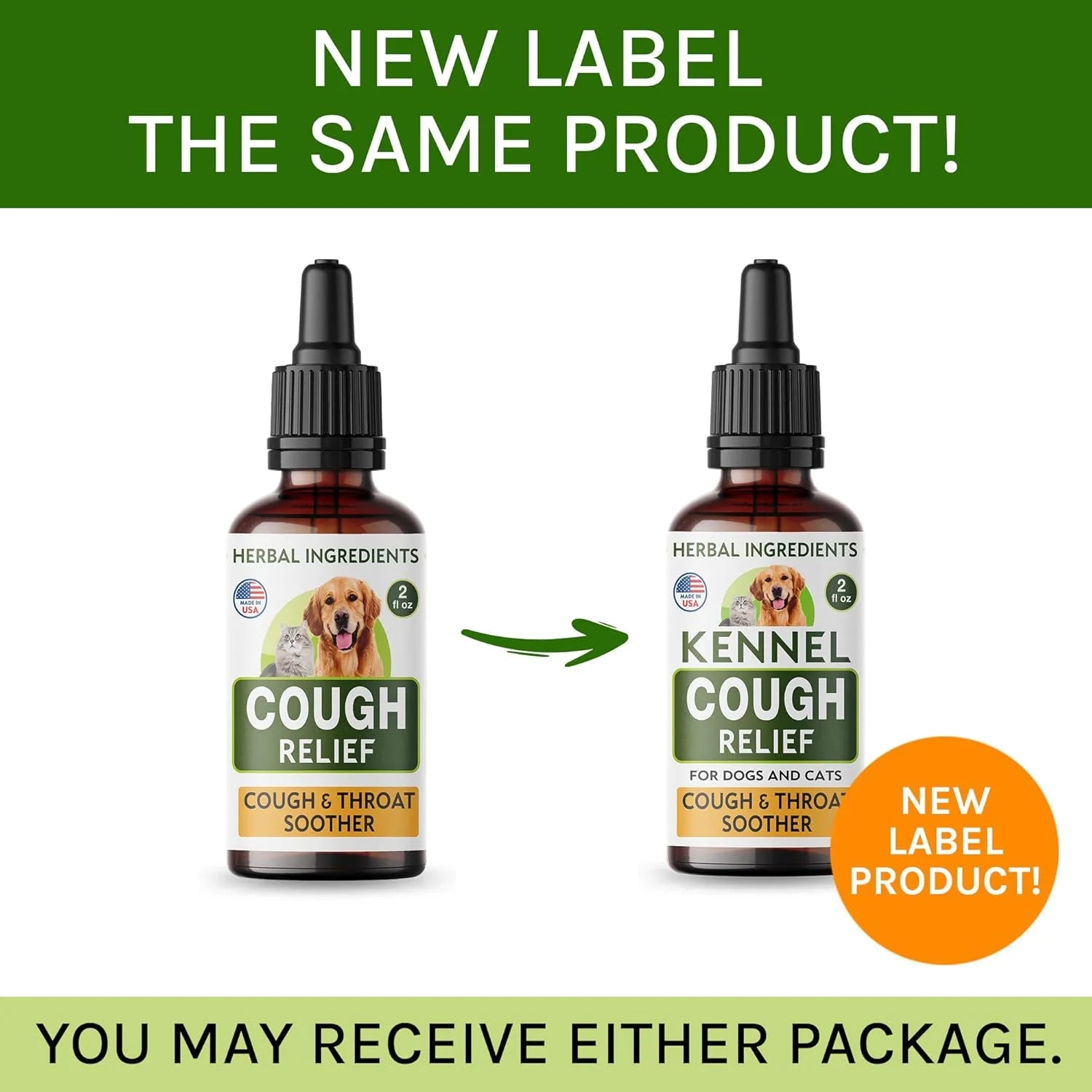Cough Relief for Pets – Natural Throat Soother Drops for Dogs & Cats