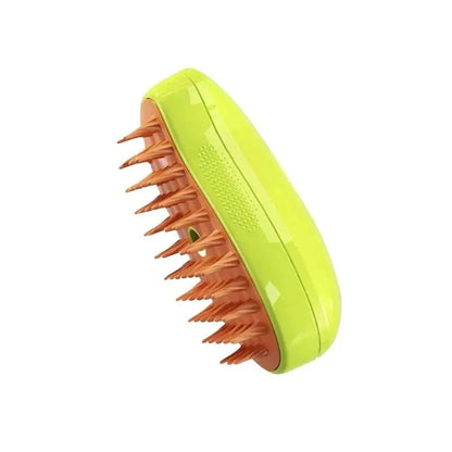 3-in-1 Pet Steam Grooming Brush – Spray, Massage & Hair Removal Comb for Cats & Dogs