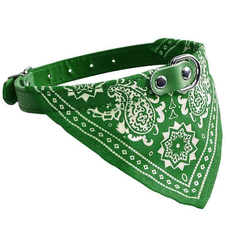 Adjustable Bandana Pet Collar  - 5 Colors