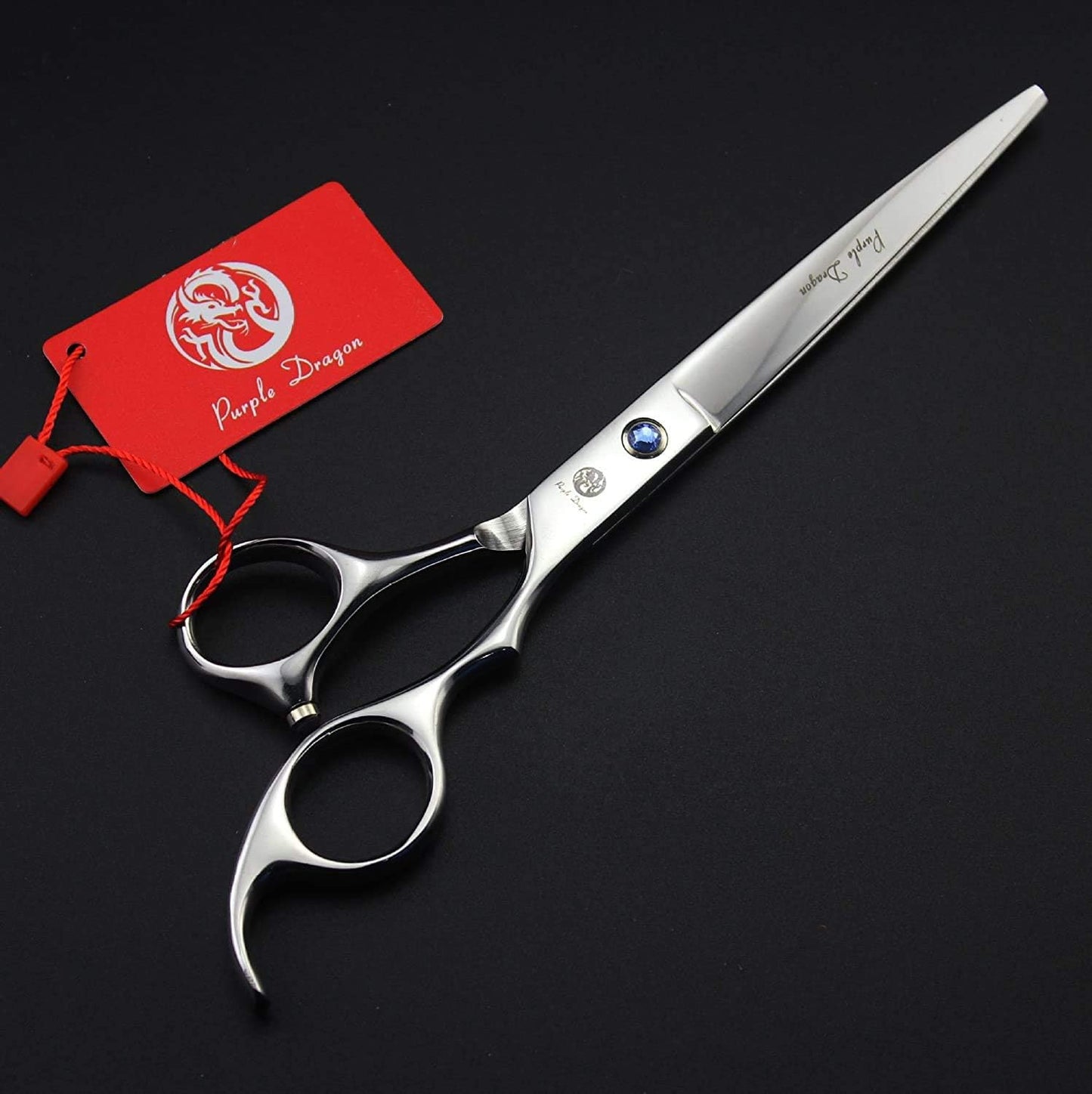 8 Inch Dog Hair Cutting, Curved and Thinning Scissor Shears Pet Grooming Tool Kit