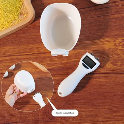 Digital Pet Food Scoop – Electronic Measuring Spoon with LED Display
