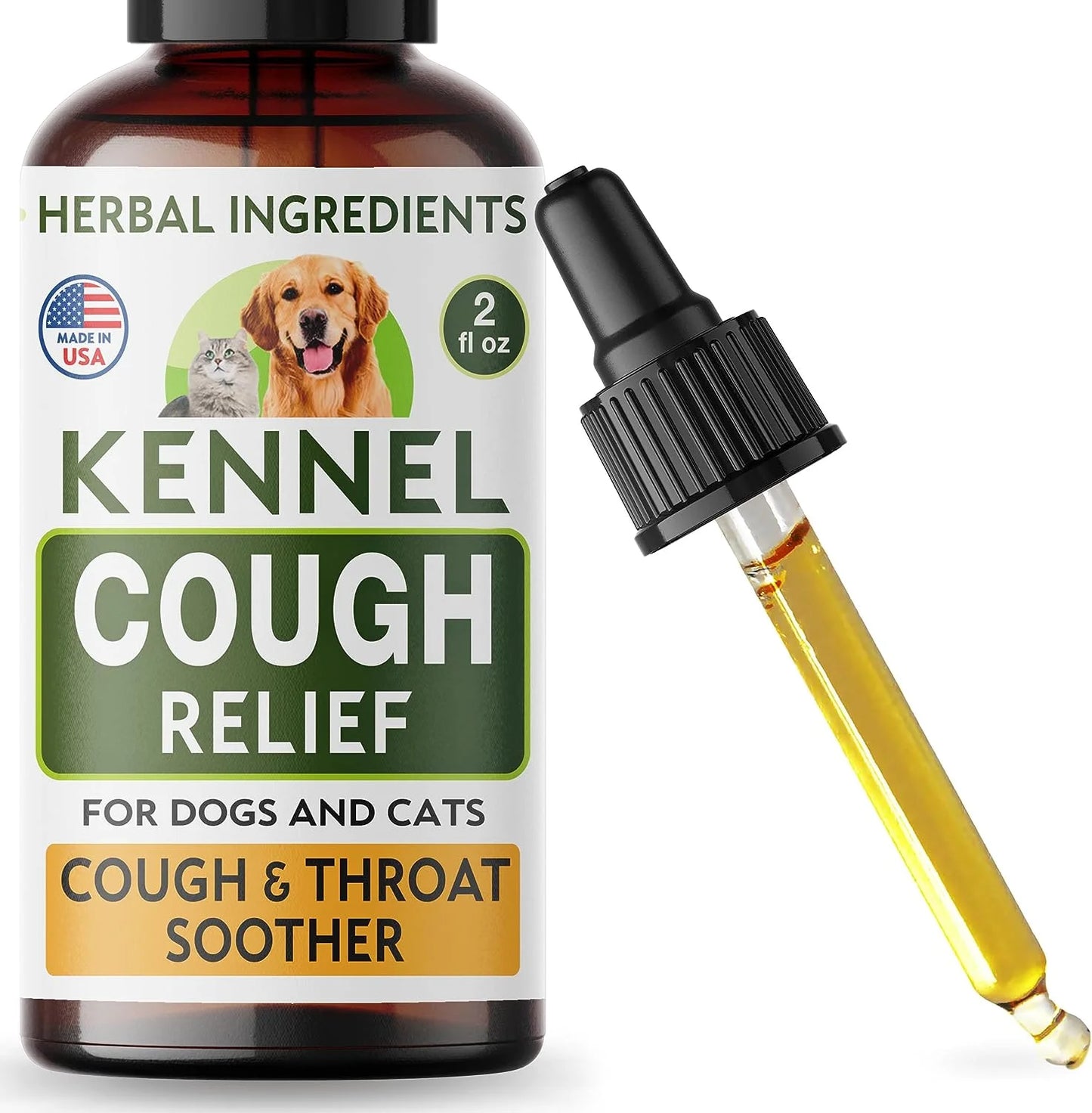 Cough Relief for Pets – Natural Throat Soother Drops for Dogs & Cats