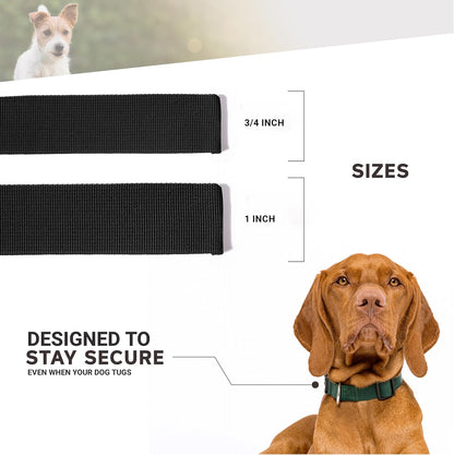 Adjustable Dog Collar – Cute Leopard Print, 3/4" Wide for Small Pets
