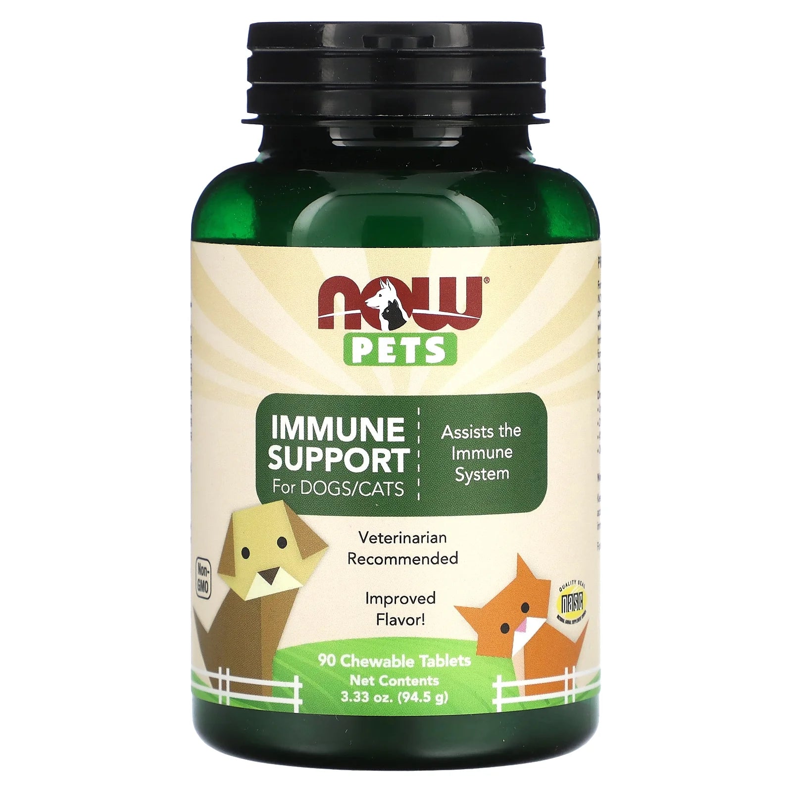 Daily Health Boost & Immune Defense – Supplement for Cats & Dogs, 90 Chews
