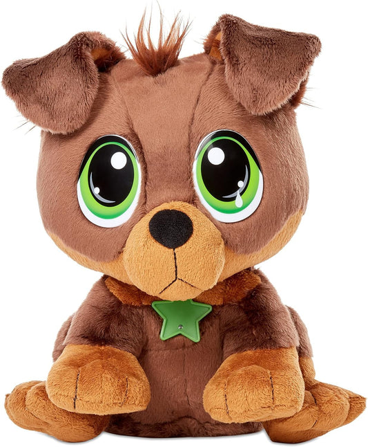 Rescue Tales Adoptable Pet Rottweiler Interactive Plush Pet Toy