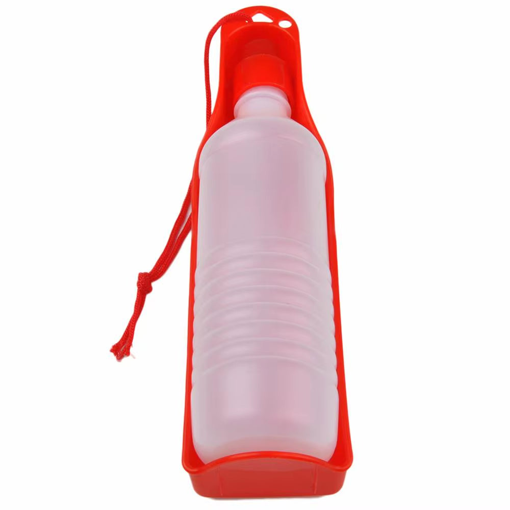 Leak-Proof Pet Drinker – 250ml/500ml Foldable Hydration Bottle for On-the-Go