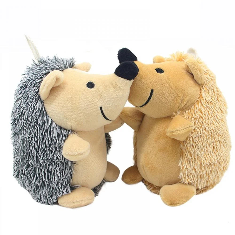 Cute Hedgehog Puppy Toy – Plush, Squeaky & Perfect for Playtime