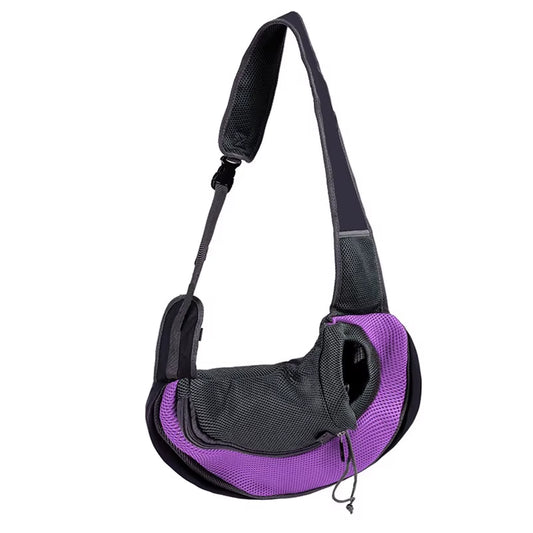 Breathable Cat Travel Bag – Portable Crossbody Shoulder Backpack for Pets