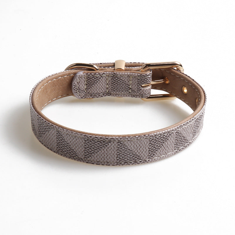 Exquisite Leather Fashion Dog Collar