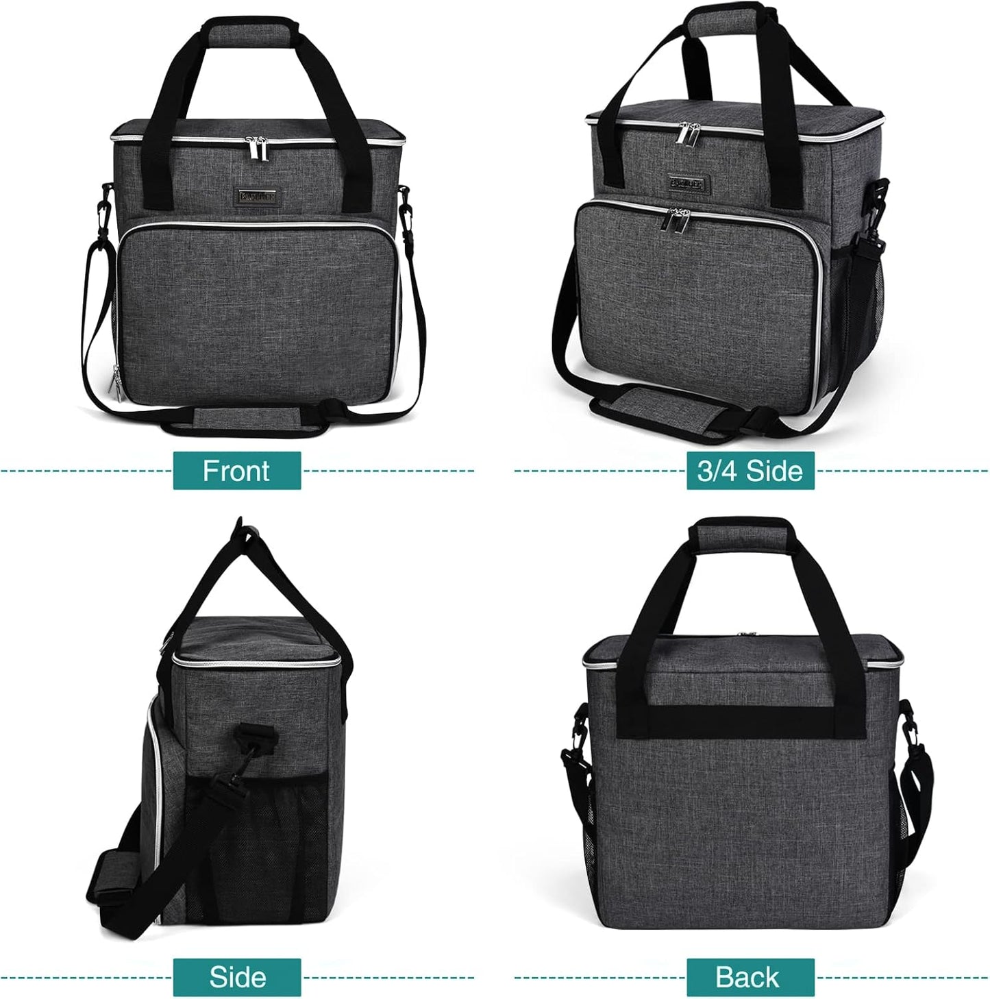 - Grey Dog Travel Bag – Complete Pet Travel Kit with Food Containers & Bowls