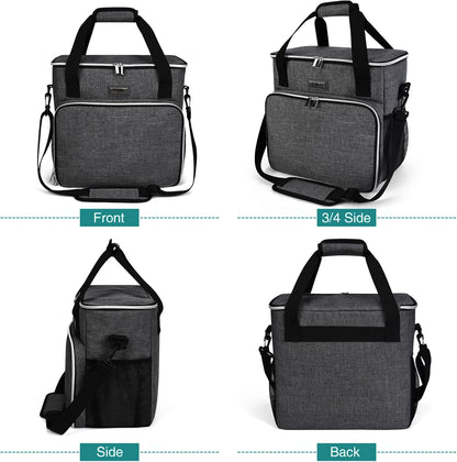 - Grey Dog Travel Bag – Complete Pet Travel Kit with Food Containers & Bowls