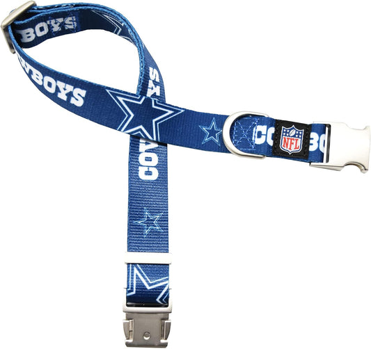 NFL Unisex-Adult Premium Pet Collar | Durable All Metal Collar