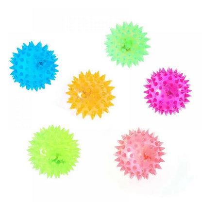 Bright Squeaky Dog Ball – Fun Fetch Toy for Small Puppies & Dogs
