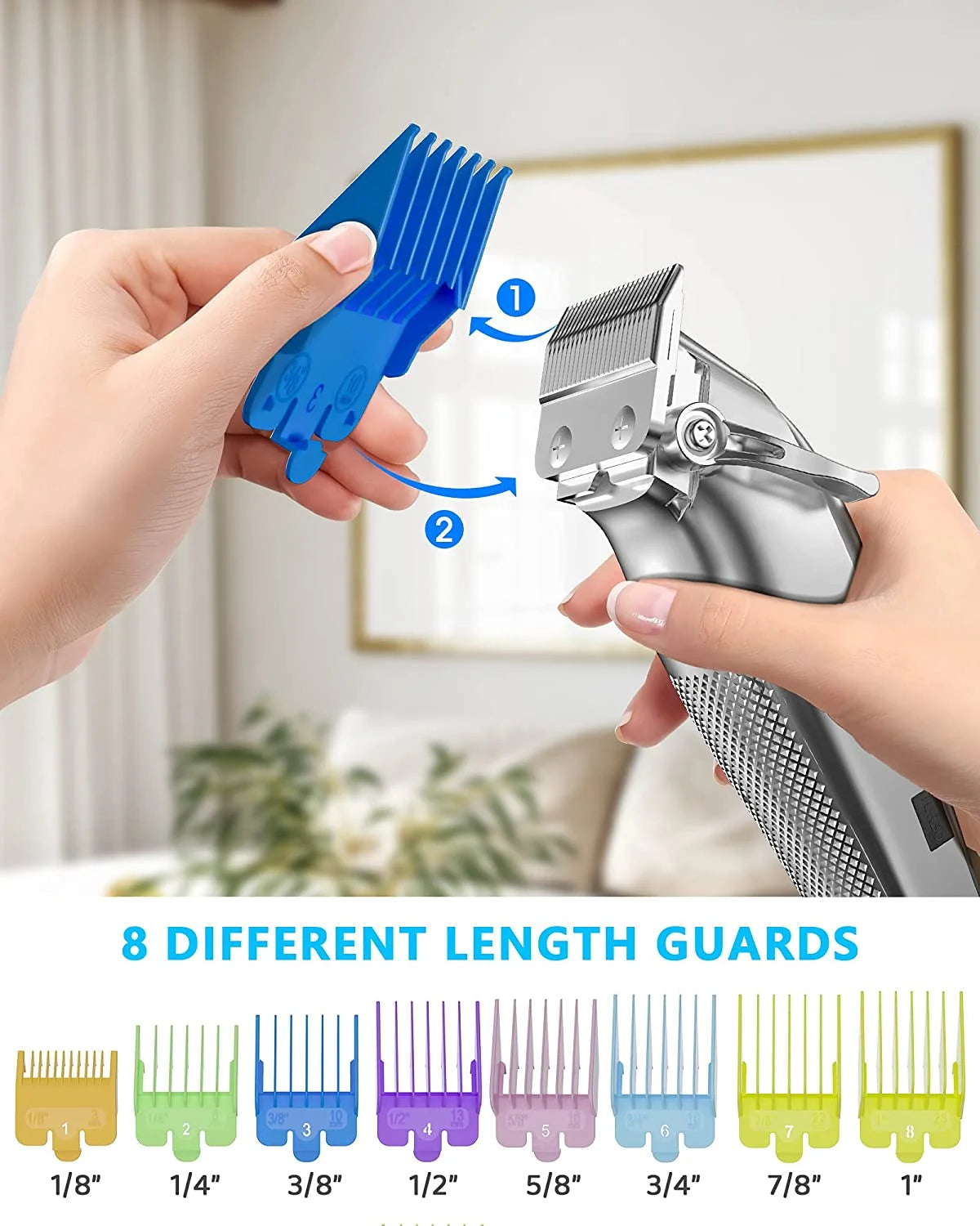 Professional Dog Grooming Clippers – 2 Speed Heavy Duty Cordless Trimmer for Thick Coats