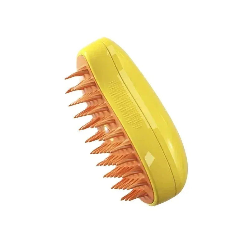 3-in-1 Pet Steam Grooming Brush – Spray, Massage & Hair Removal Comb for Cats & Dogs