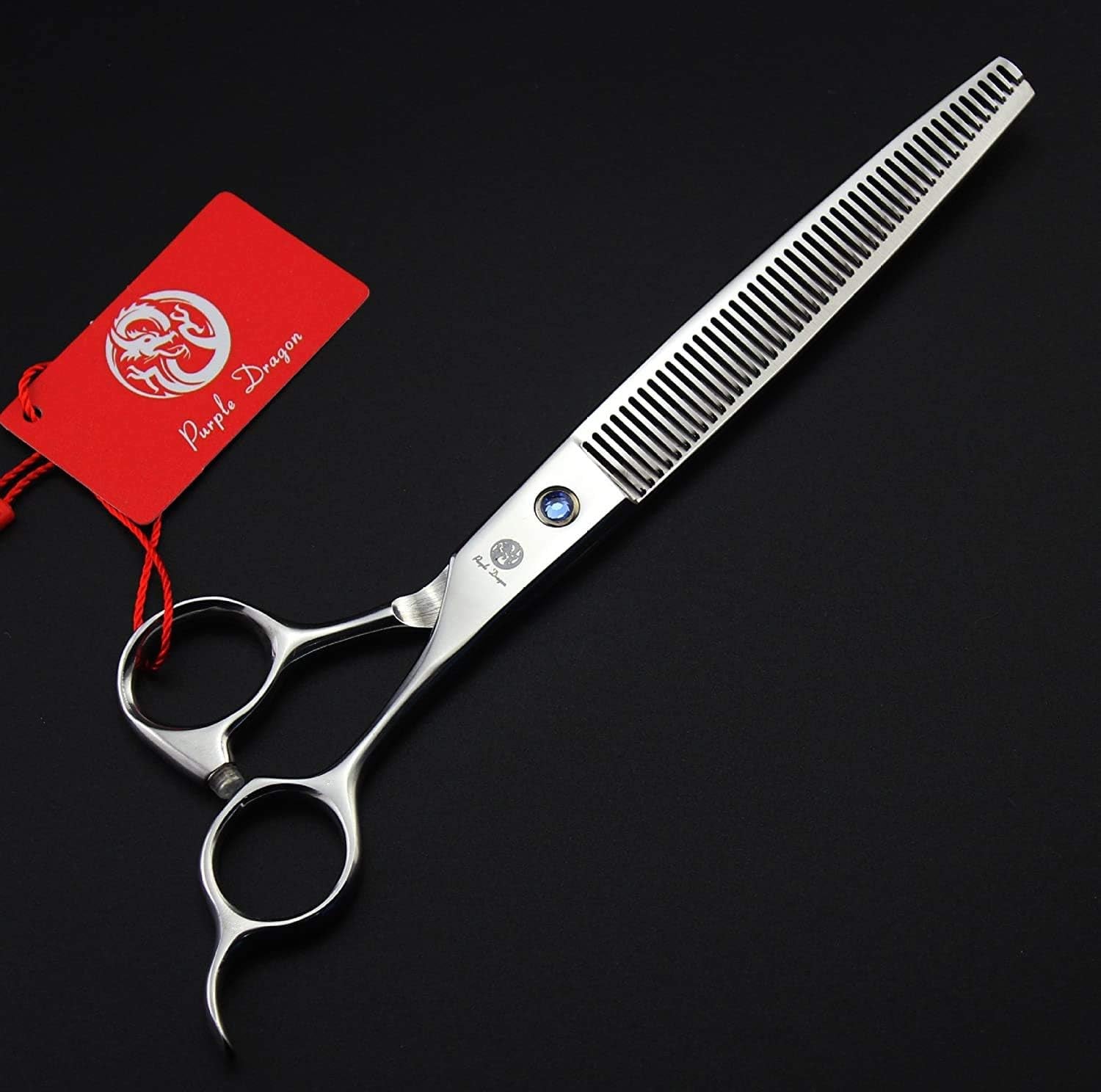 8 Inch Dog Hair Cutting, Curved and Thinning Scissor Shears Pet Grooming Tool Kit