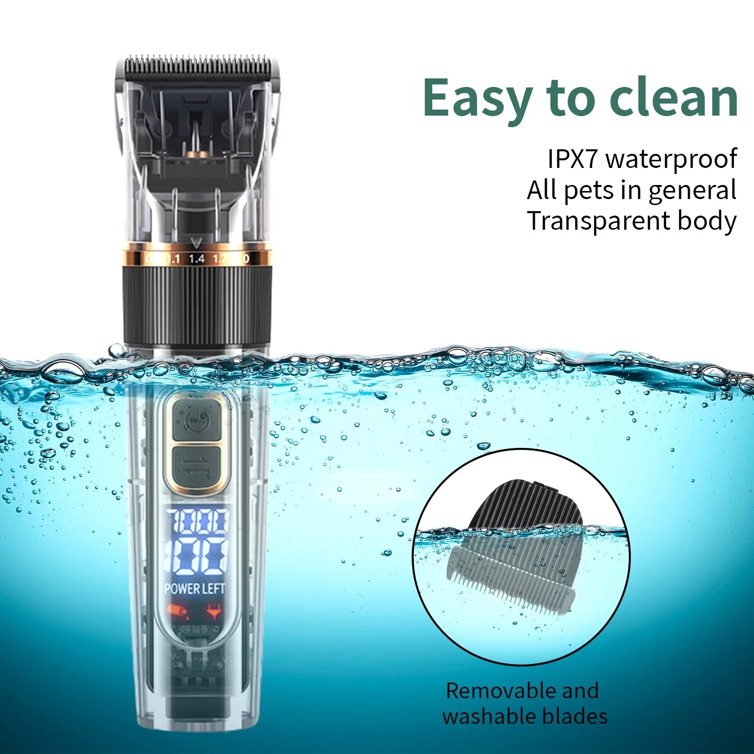 Corldess Pet Hair Clippers – Silent & Powerful Grooming Tool for Dogs & Pets