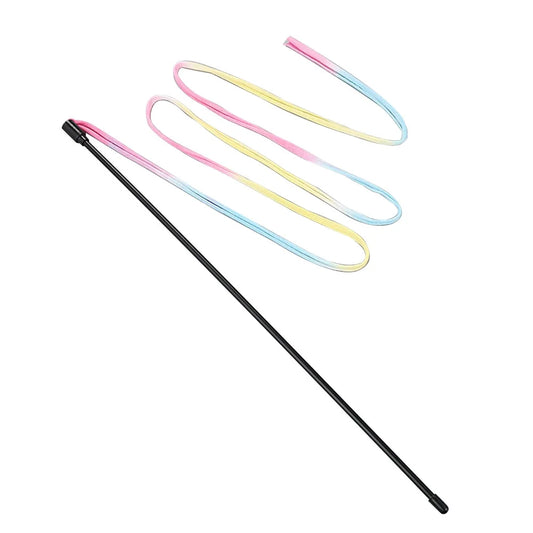 Colorful Pet Wand Toy – Multicolor Stick for Cats & Small Pets