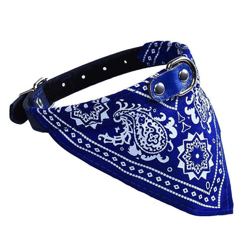 Adjustable Bandana Pet Collar  - 5 Colors