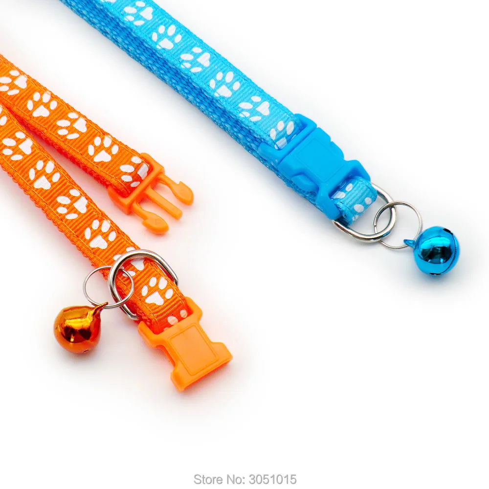 24-Pack Adjustable Dog/Cat Collars With Bell