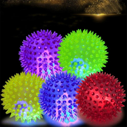 Bright Squeaky Dog Ball – Fun Fetch Toy for Small Puppies & Dogs