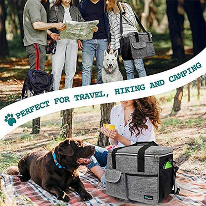 - Travel Pet Organizer – Large Diaper & Supply Bag for On-the-Go Care