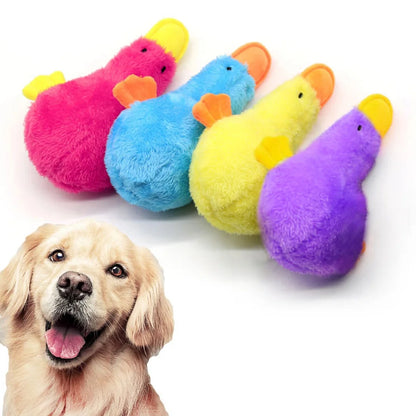 Dog Toy Plush Duck - Interactive Stuffing Soft Pet Playing Toy Puppy Squeaky Toy