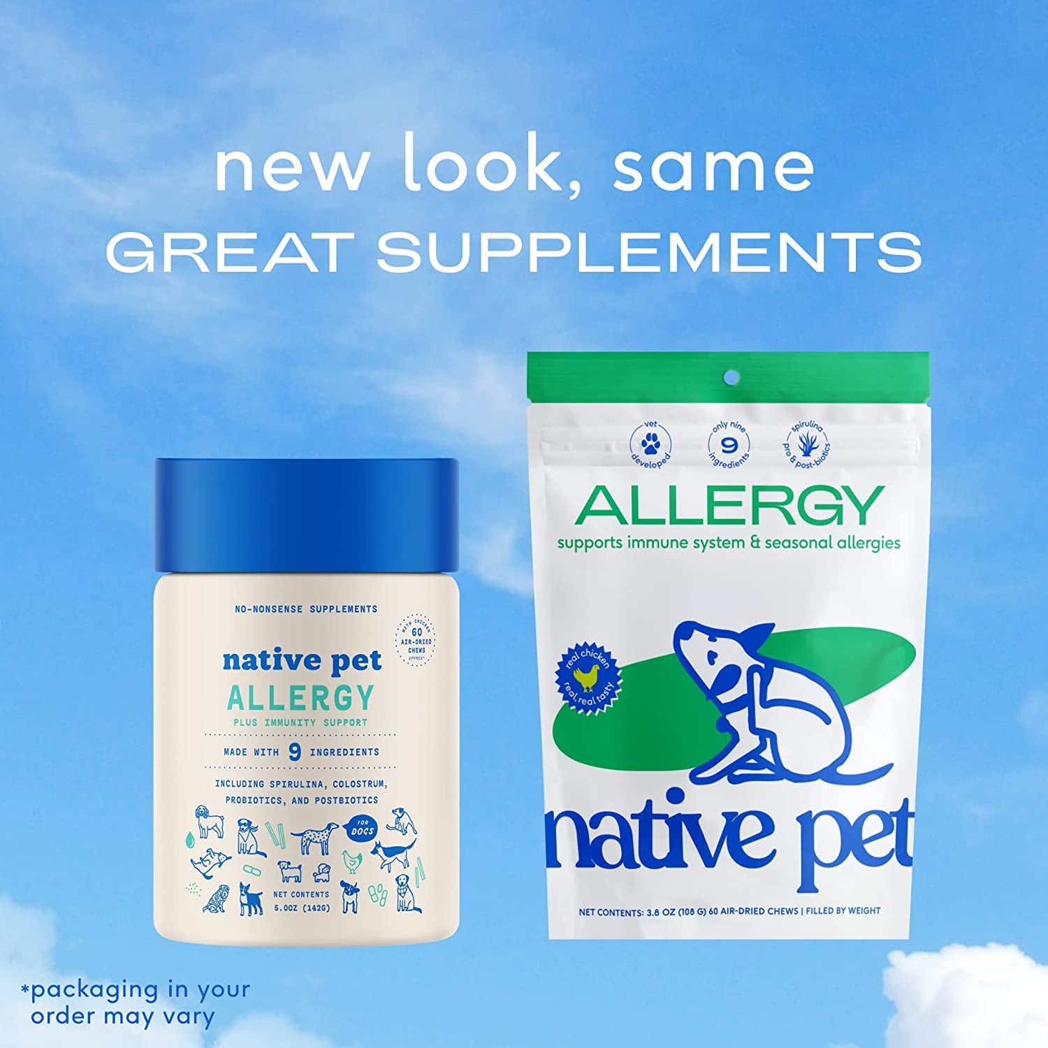 Native Pet Allergy Chews for Dogs | Natural Skin Allergy Relief - 30 Chews