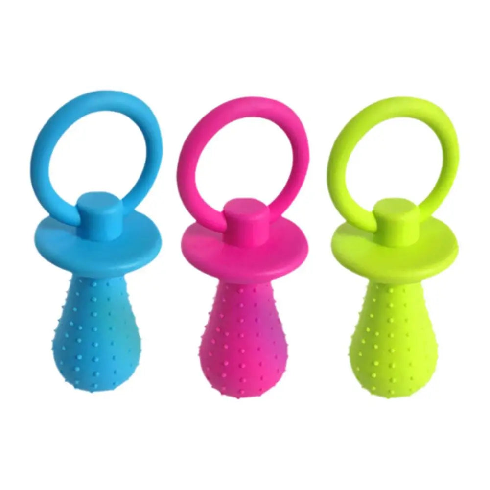 Rubber Dog Pacifier Toy for Teething