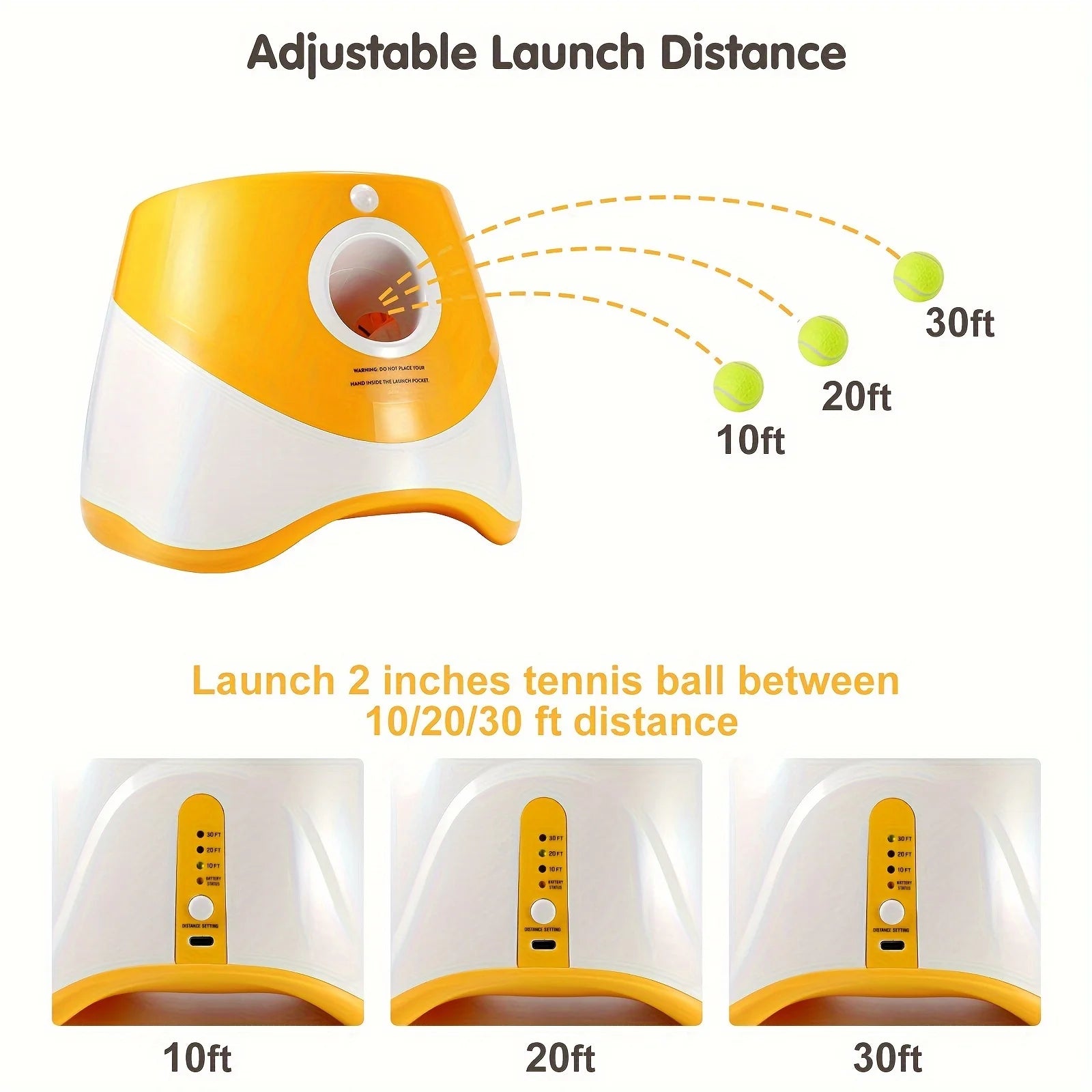 Automatic Tennis Ball Launcher – Interactive Fetch Trainer for Dogs