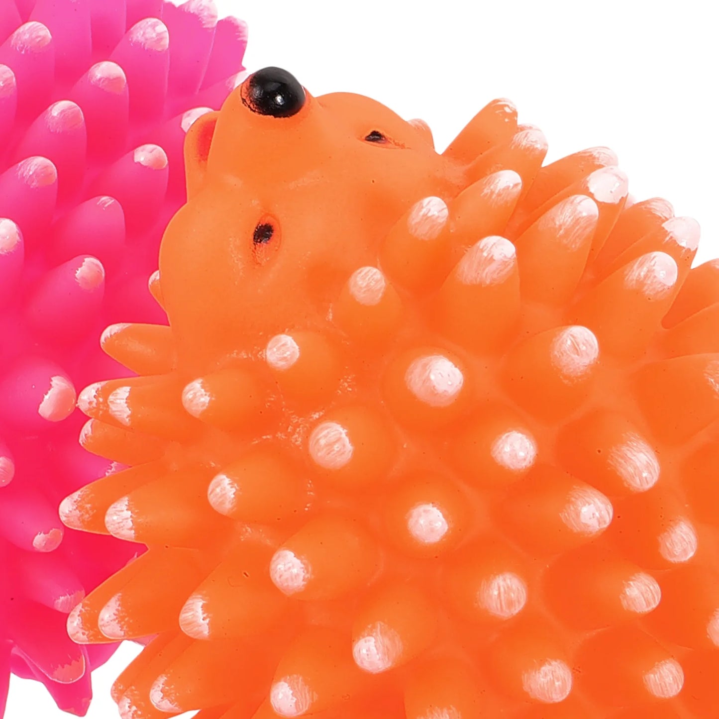 2-Pack Squeaky Hedgehog Dog Toys – Fun Cartoon Latex Chew Set
