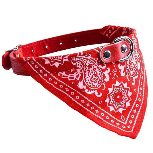 Adjustable Bandana Pet Collar  - 5 Colors