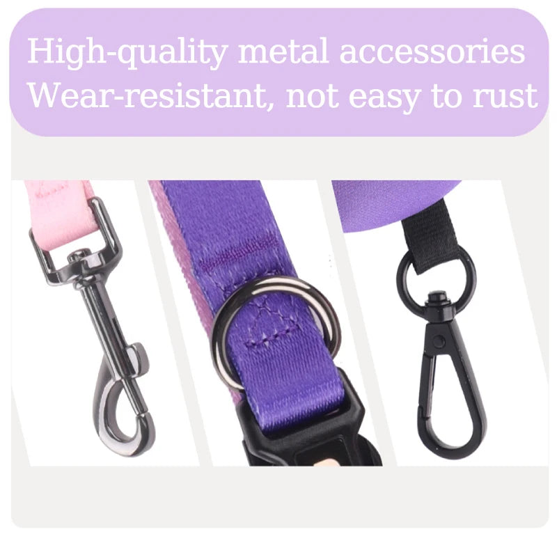 Breathable Pet Harness & Leash – Comfortable Walking Gear for Dogs & Cats