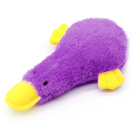 Dog Toy Plush Duck - Interactive Stuffing Soft Pet Playing Toy Puppy Squeaky Toy