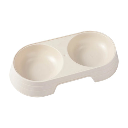 Dog Bowls, Cat Food and Water Bowls, Double Pet Feeder Bowls, Pet Double Bowl Nordic Concise Candy Color One Bowl Dual-Purpose Pet Bowl