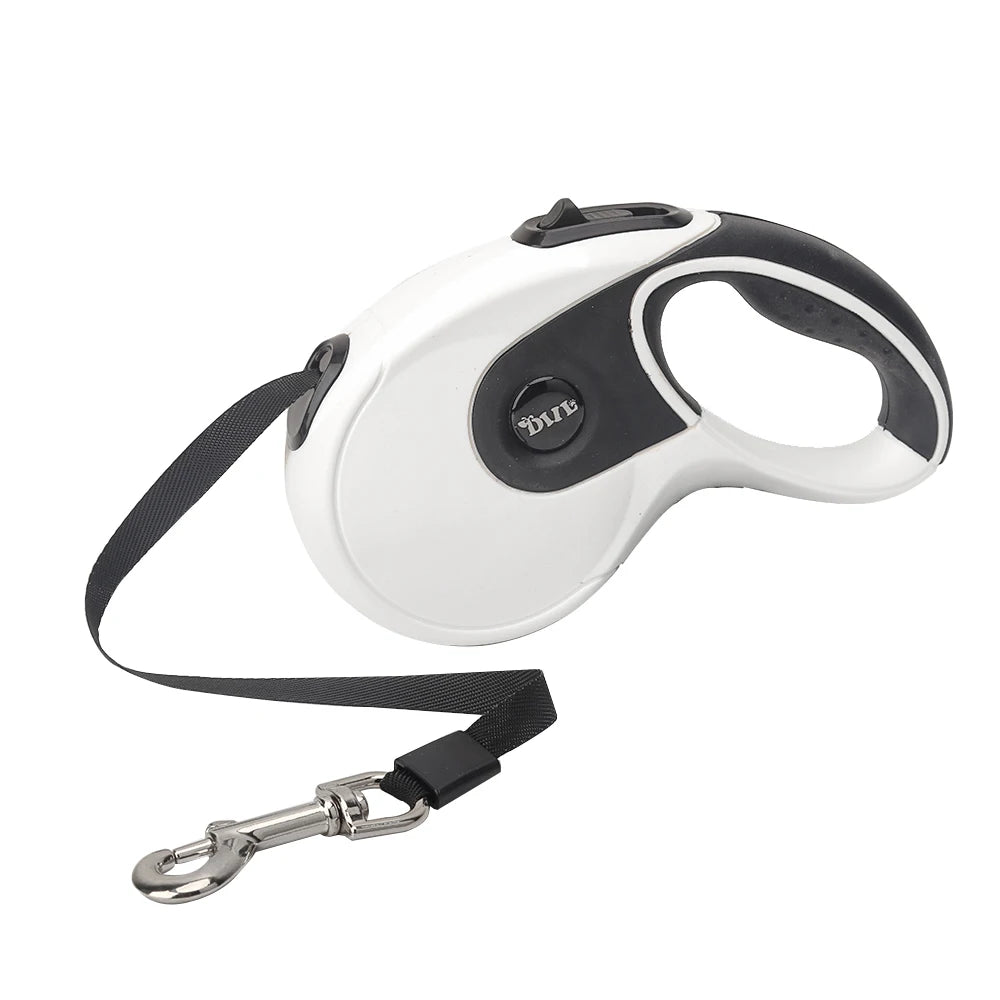 Retractable Dog Leash – 3M/5M Adjustable Lead with Poop Bag Dispenser